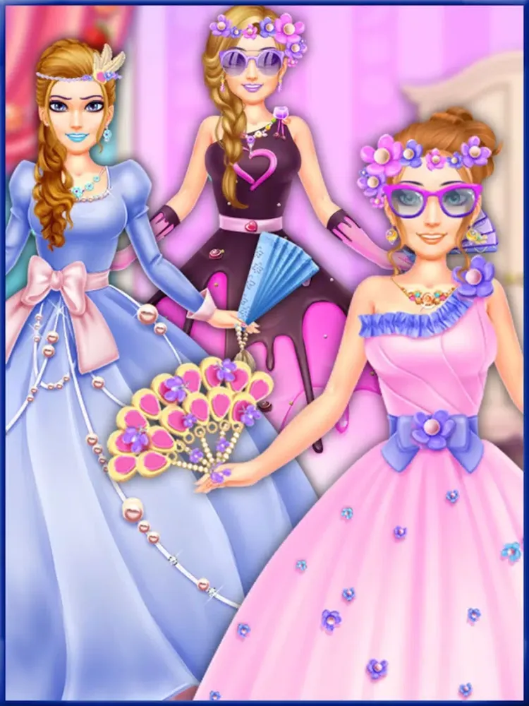 Candy Princess Makeover - Princess Salon Game iPad 應用截圖