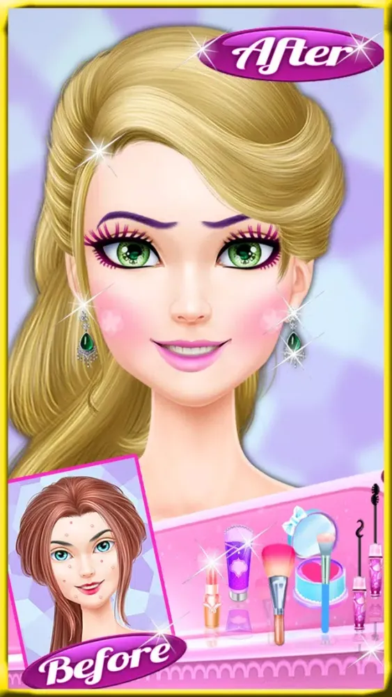 Candy Princess Makeover - Princess Salon Game應用截圖