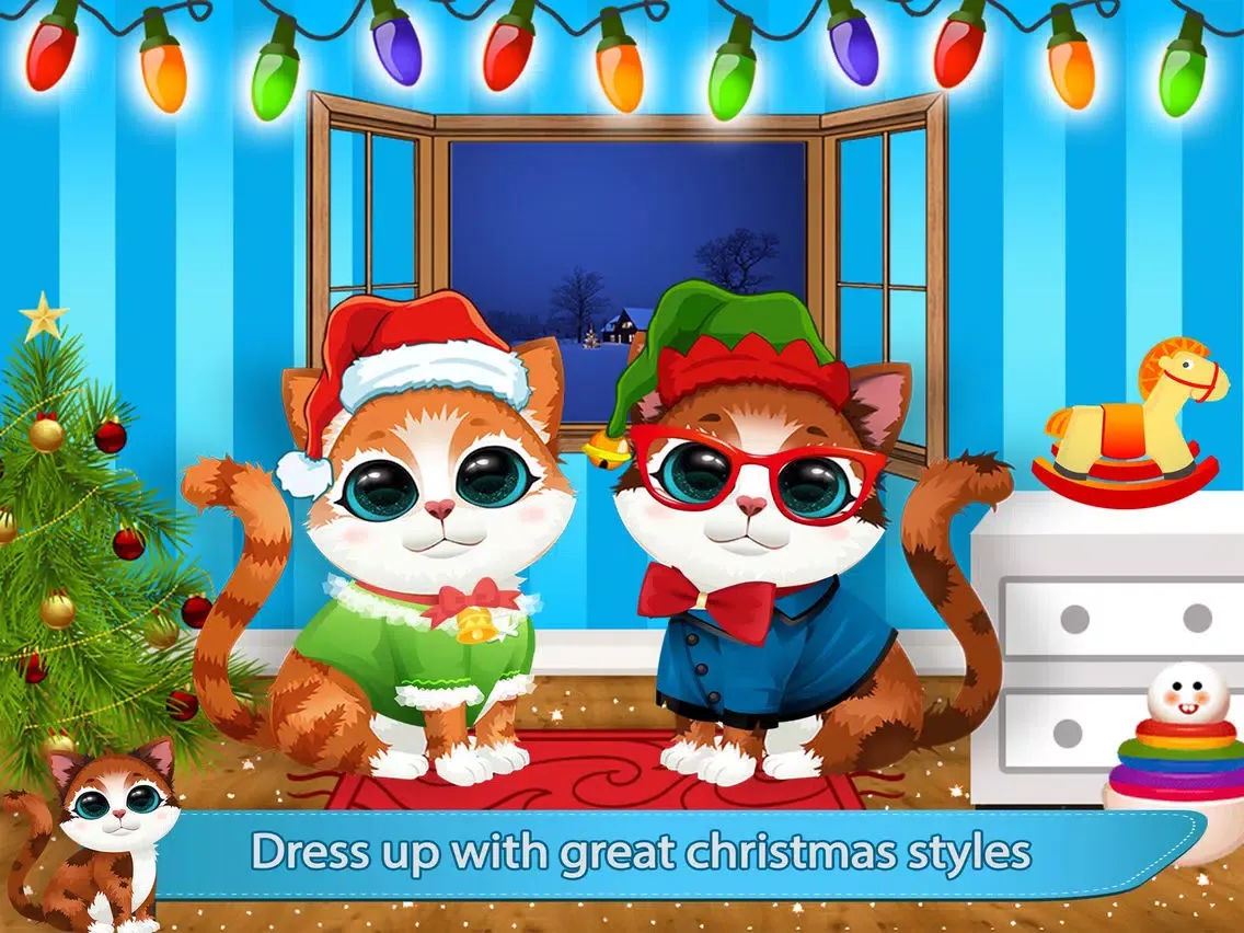 Capturas de pantalla de Christmas Kitty Salon - Crazy Cat Makeover Salon iPad 