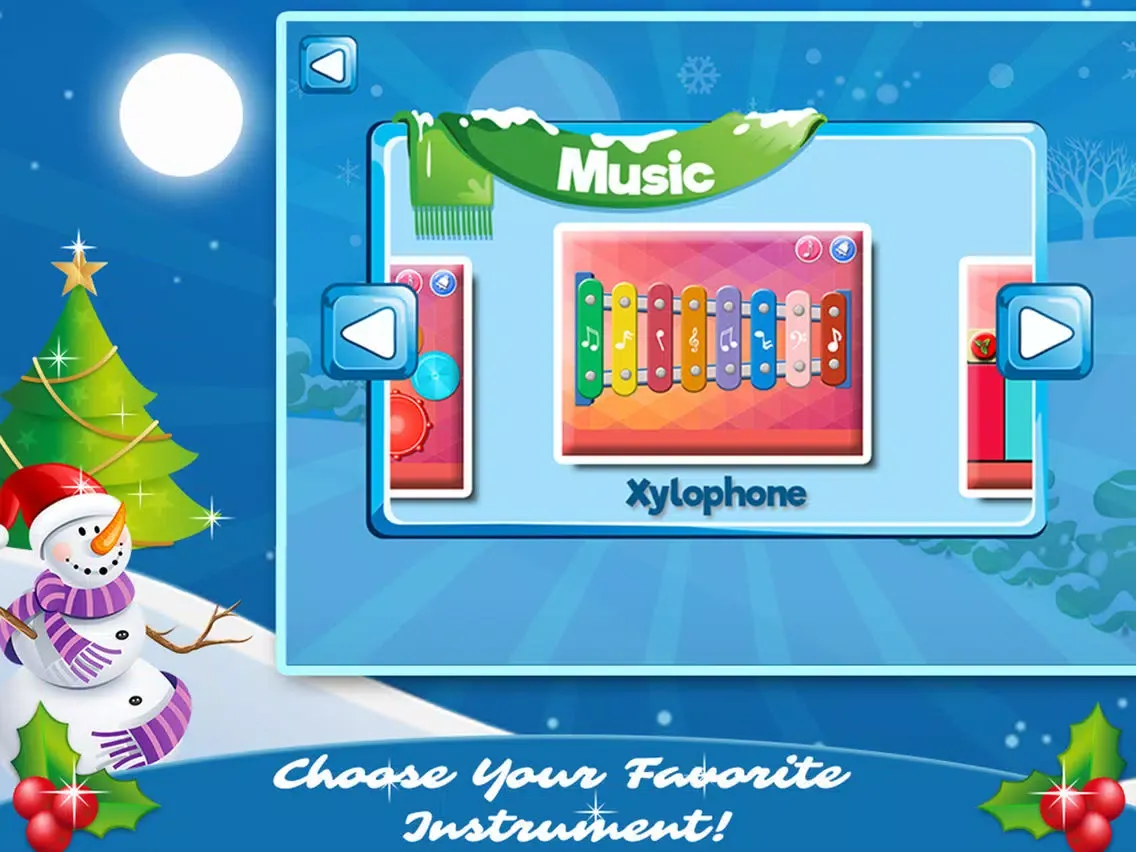 Christmas Musical Game - Christmas Piano & Rhymes iPad  스크린샷
