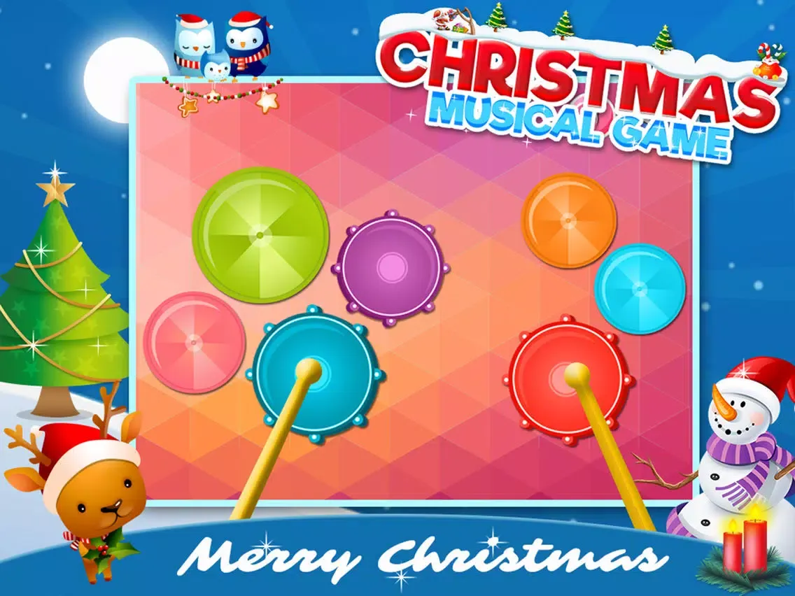 Christmas Musical Game - Christmas Piano & Rhymes iPad  스크린샷