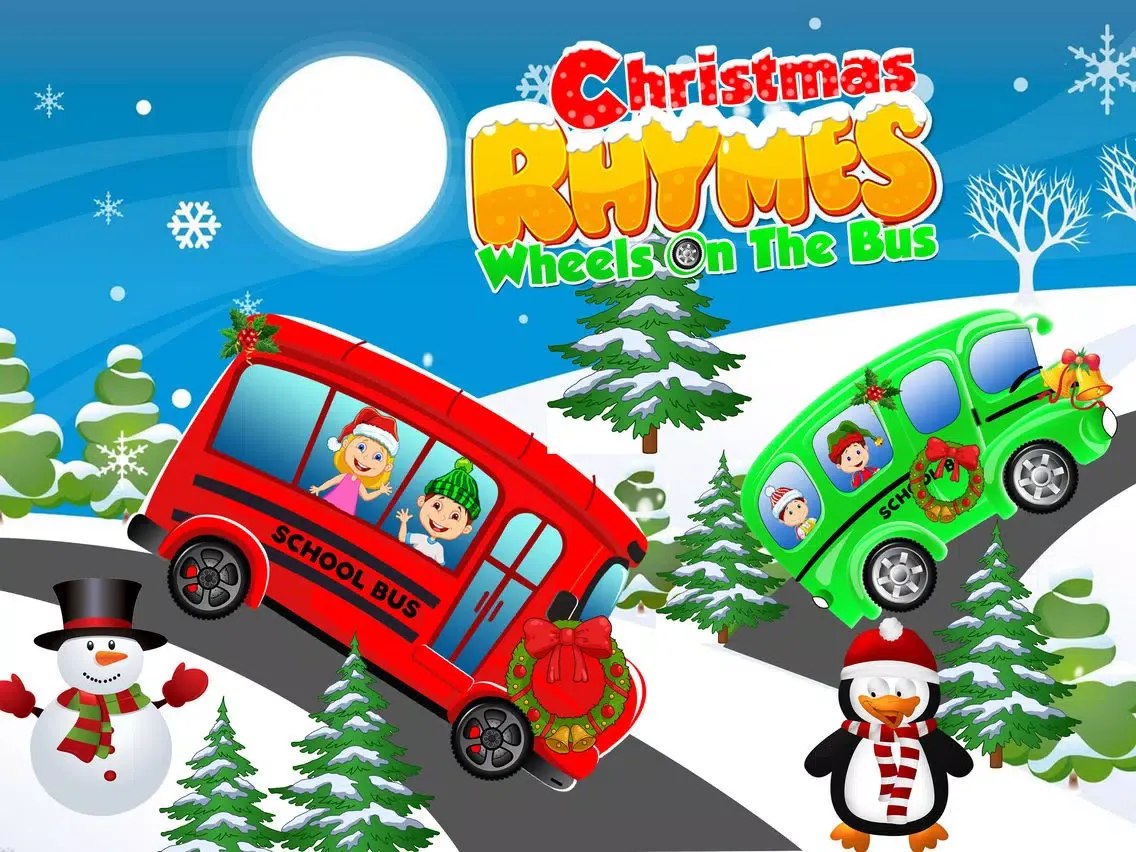 Christmas Rhymes Wheels On The Bus - Popular Rhyme iPad  スクリーンショット