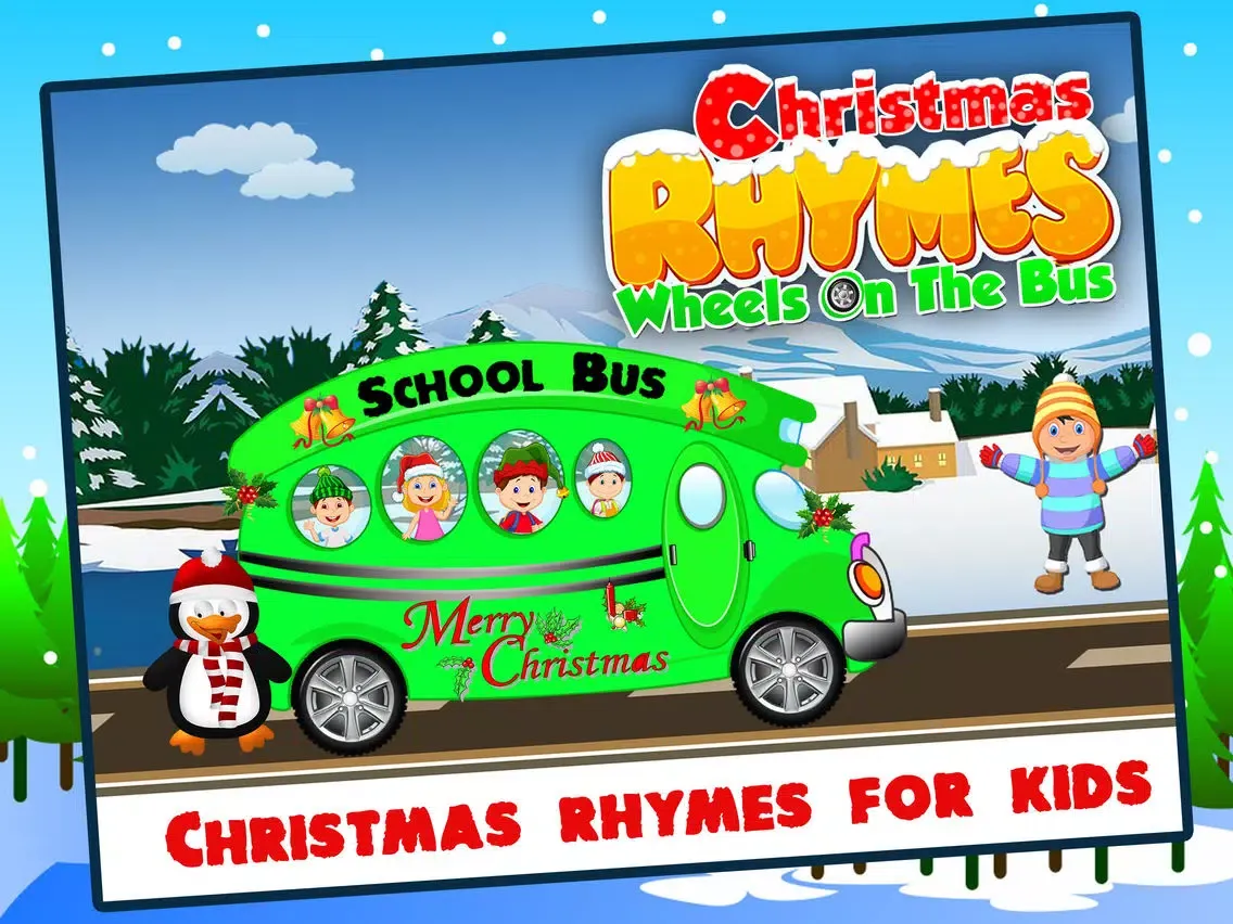 Christmas Rhymes Wheels On The Bus - Popular Rhyme iPad  スクリーンショット