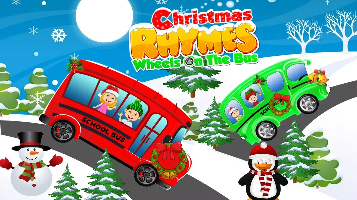 Christmas Rhymes Wheels On The Bus - Popular Rhyme スクリーンショット