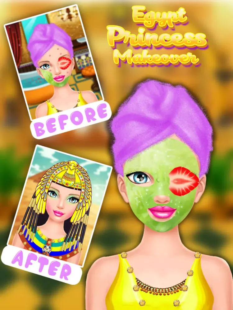 Egypt Princess Makeover - Romma MakeUp & DressUp iPad  Screenshots