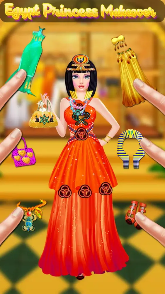 Egypt Princess Makeover - Romma MakeUp & DressUp Screenshots