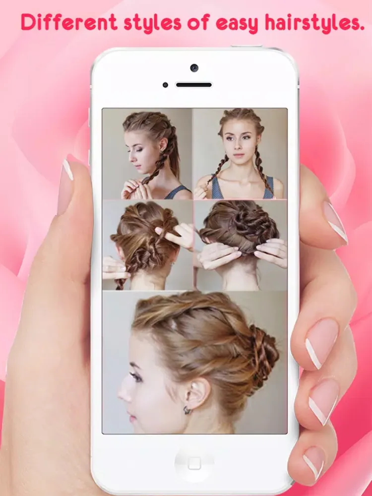 Hairstyle Steps For Girls iPad 应用截图