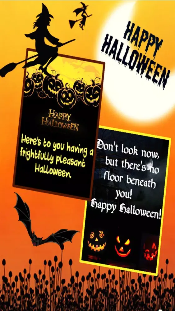 Tangkapan skrin Halloween Greetings - Halloween Wishes