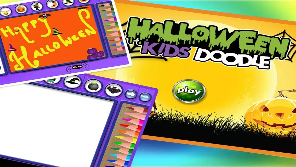 Halloween Kids Doodle - Free Paint For Kids应用截图