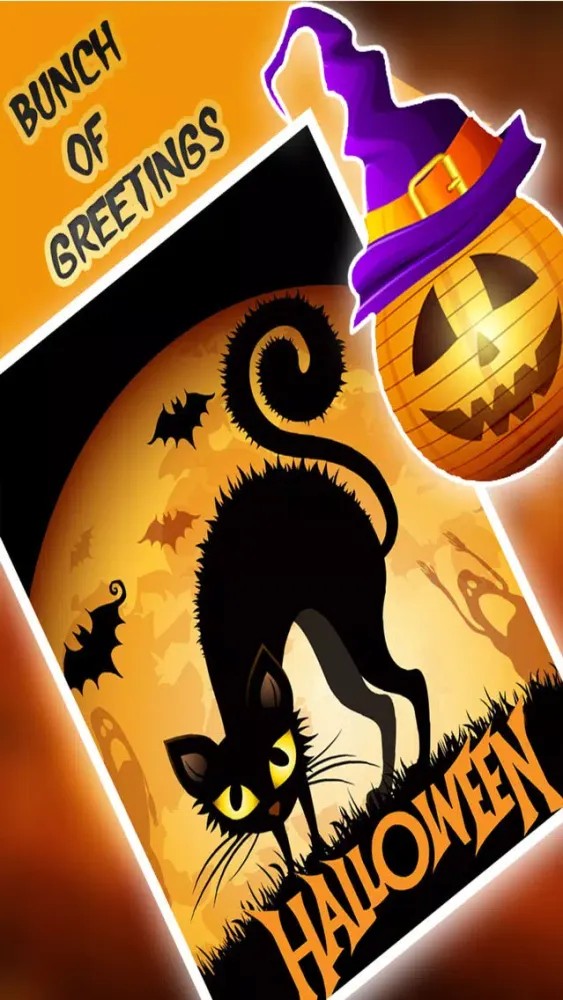 Captures d'écran de Happy Halloween - 70+ Free Greetings