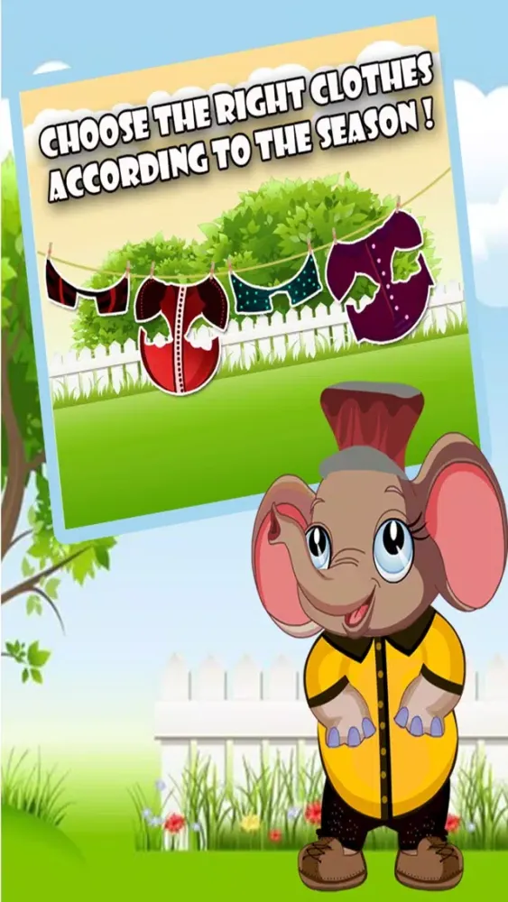 Скриншоты My Little Elephant Dress Up - Cute Appu Dress Up Game For Kids