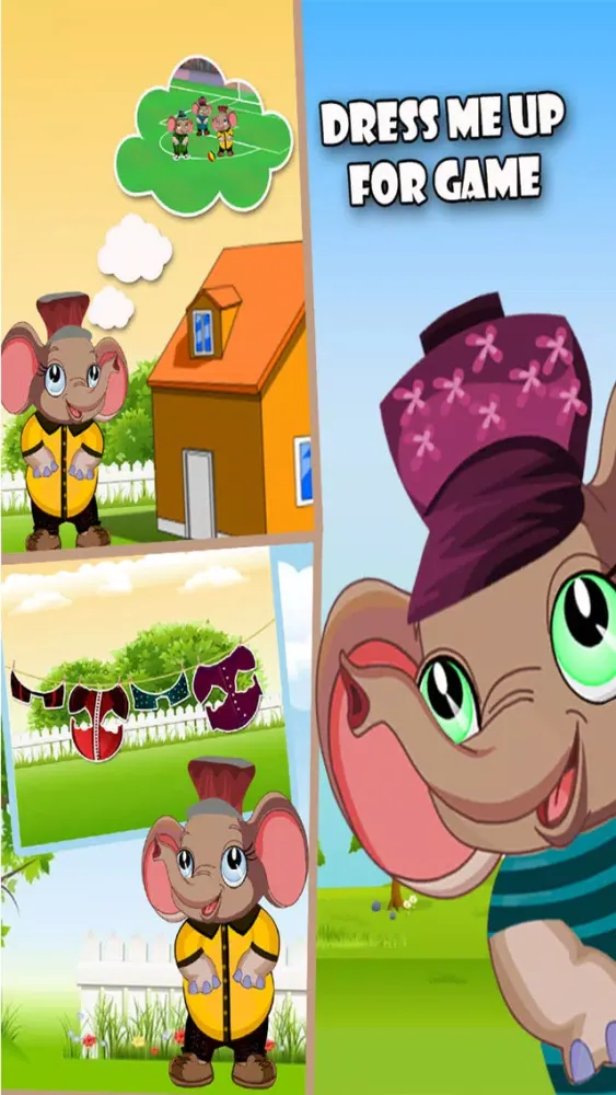 Скриншоты My Little Elephant Dress Up - Cute Appu Dress Up Game For Kids