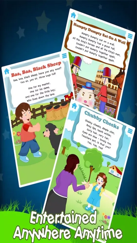 Nursery Rhymes For Toddlers - Free Rhymes For Kids & Kindergarten Screenshots