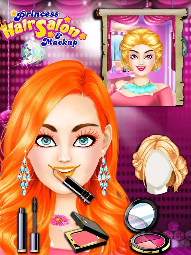 Capturas de pantalla de Princess Hair Salon & Makeup iPad 