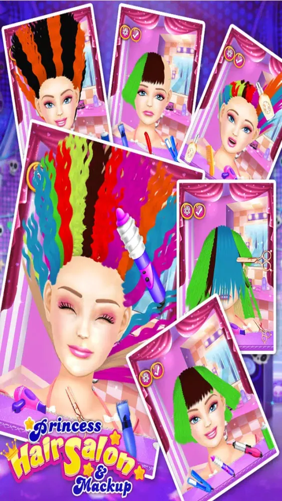 Capturas de pantalla de Princess Hair Salon & Makeup