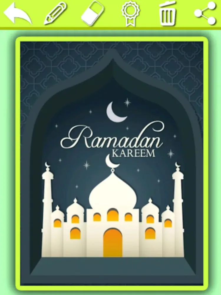 Ramadan Mubarak 2017 - Card Maker & Greetings iPad  Screenshots