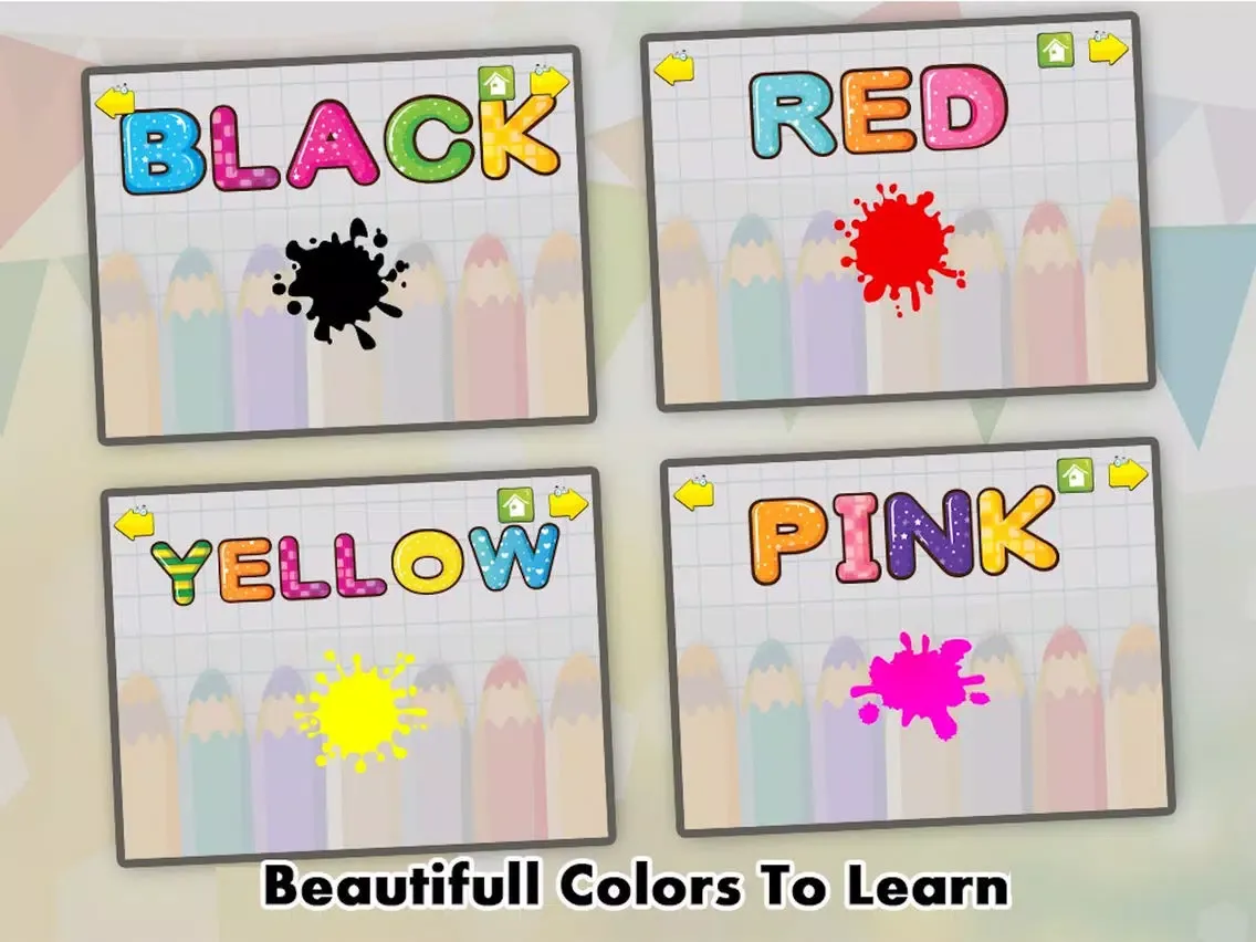 Spell & Learn Colors And Shapes iPad Screenshots