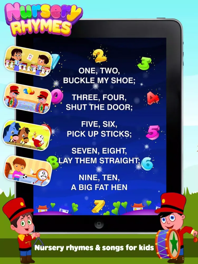 Top 10 Nursery Rhymes - Animated Kids Song iPad  स्क्रीनशॉट