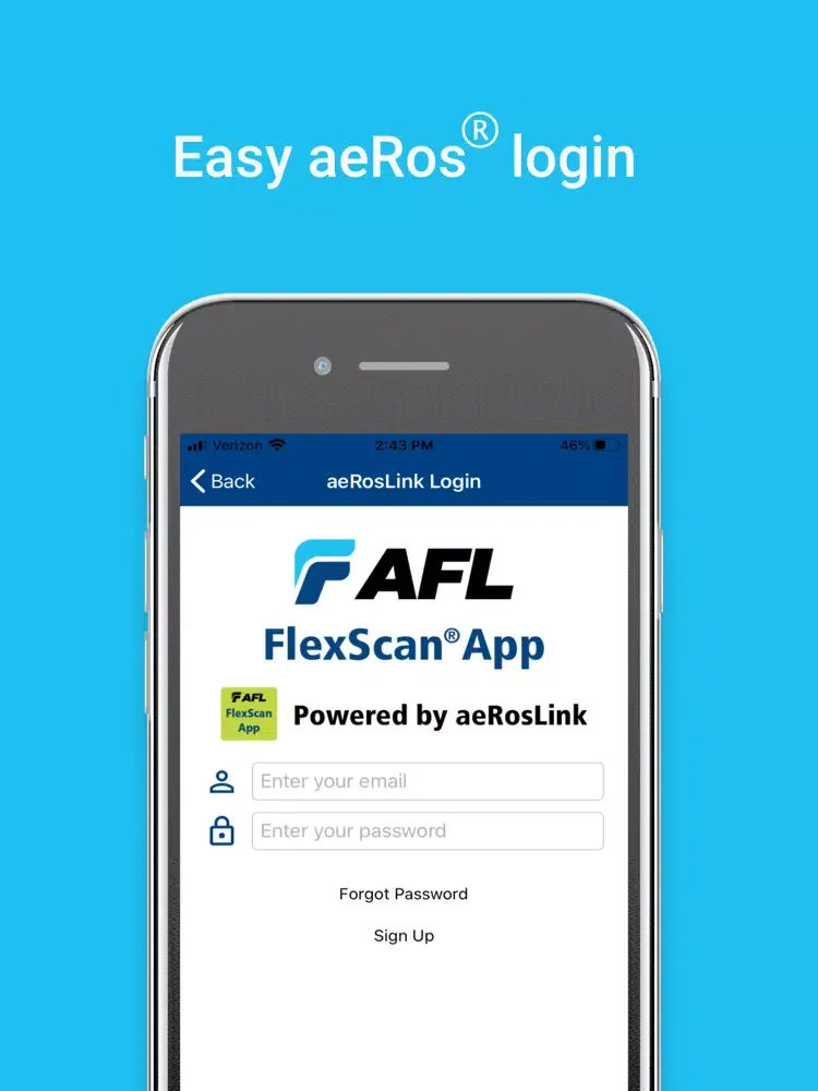 Capturas de pantalla de AFL FlexScan App iPad 