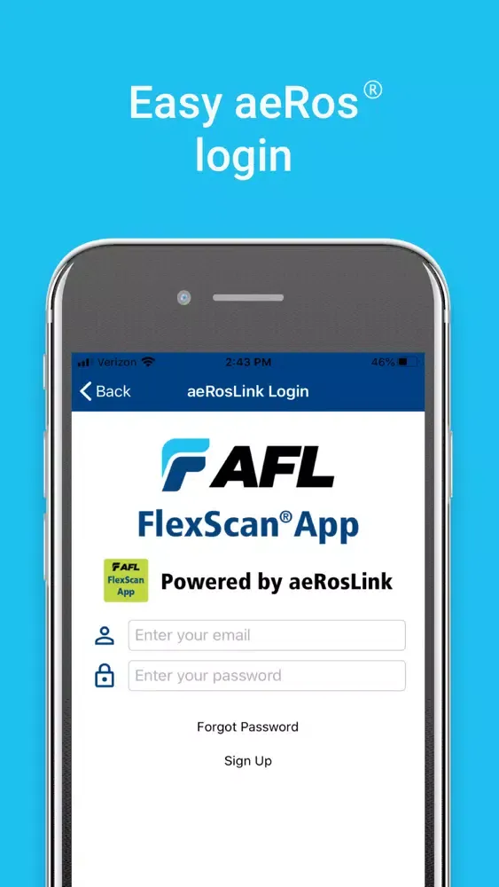 Capturas de pantalla de AFL FlexScan App