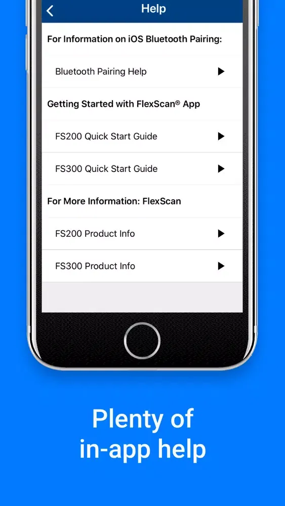 Capturas de pantalla de AFL FlexScan App