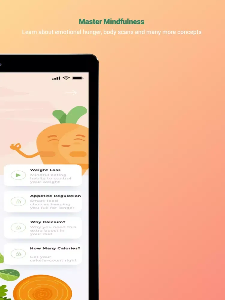 Nutridi - Mind Your Food iPad  سکرین شاٹس