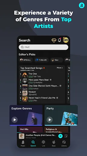 Captures d'écran de Boomplay - Download Music MP3