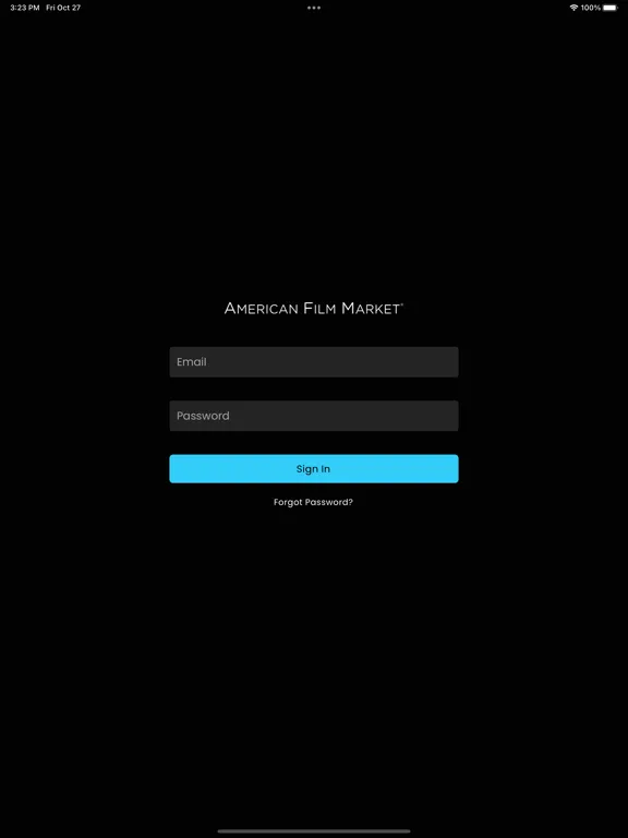 Capturas de tela do AFM Screenings On Demand iPad 