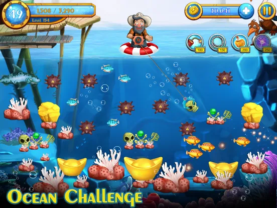 Gold Miner on Secret Islands iPad  Screenshots