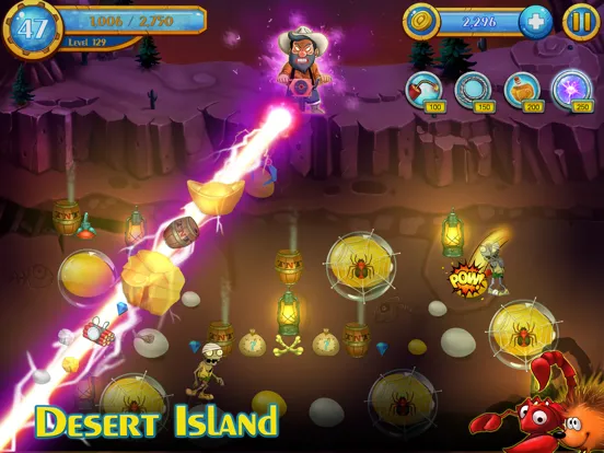 Gold Miner on Secret Islands iPad  Screenshots