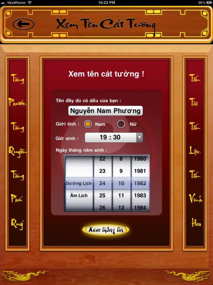 Capturas de tela do Định Danh Kỳ Thư HD iPad 