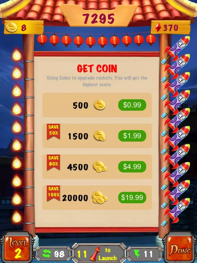 Ảnh chụp màn hình của Rocket Frenzy Deluxe iPad 
