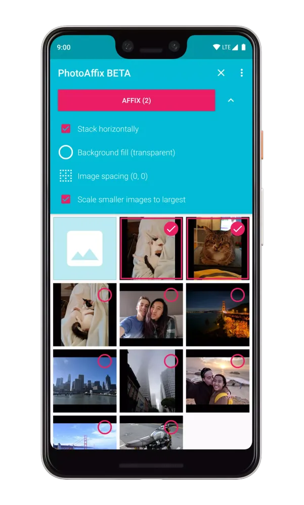 PhotoAffix BETA Screenshots