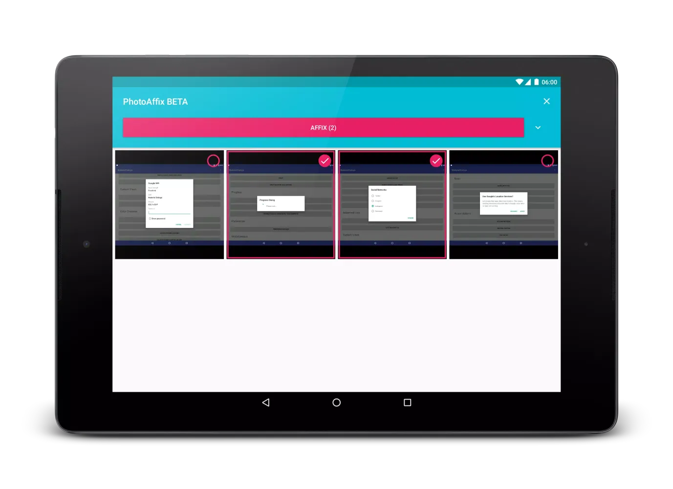 PhotoAffix BETA Screenshots