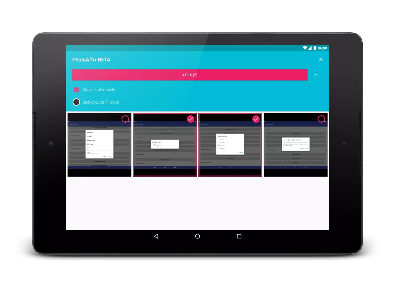 PhotoAffix BETA Screenshots