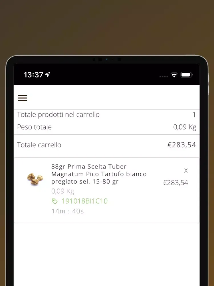 E-Truffle iPad  Screenshots