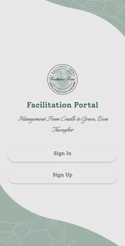 Facilitation Portal Screenshots