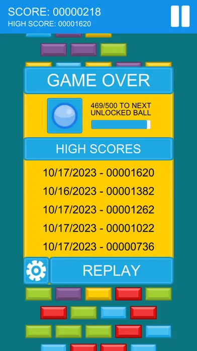 Tangkapan layar Bricks Breaker Deluxe