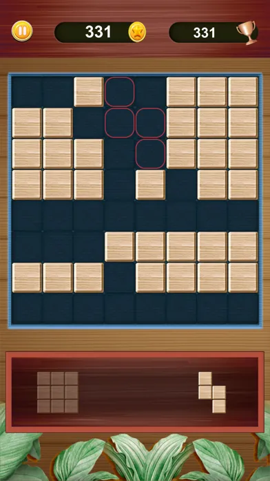 Ảnh chụp màn hình của Classic Wooden Block Puzzle