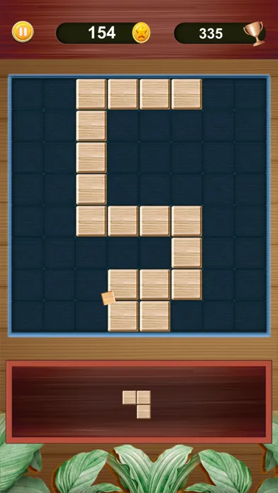 Ảnh chụp màn hình của Classic Wooden Block Puzzle