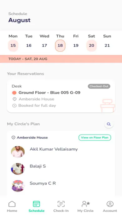 Freespace Employee Screenshots