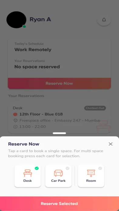 Freespace Employee Screenshots