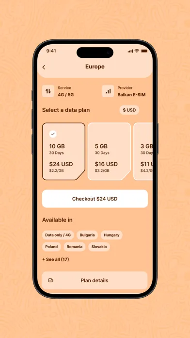 Africa E-SIM স্ক্রিনশট
