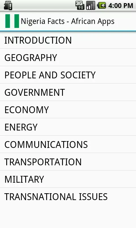 Nigeria Facts Screenshots