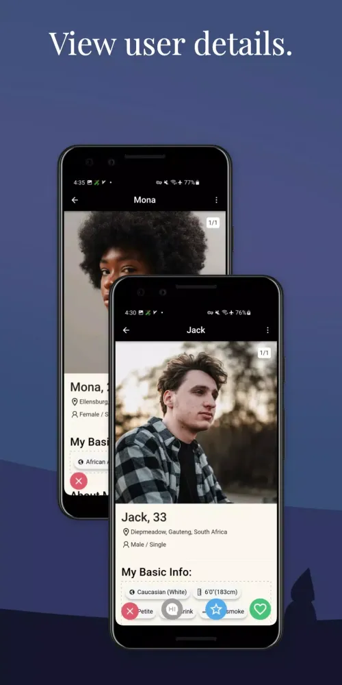 AfroMatch: African Dating App Screenshots