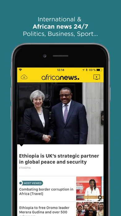 Africanews - News in Africa 스크린샷