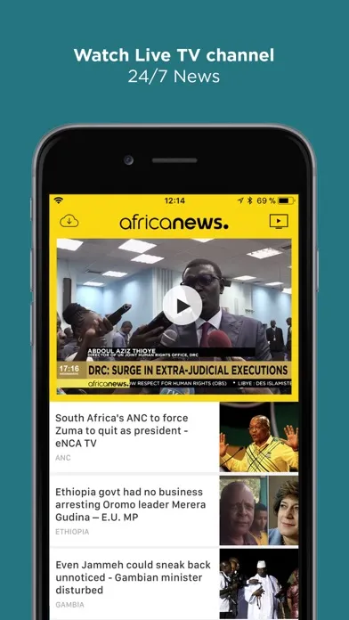 Africanews - News in Africa 스크린샷
