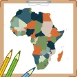African Map Coloring Book
