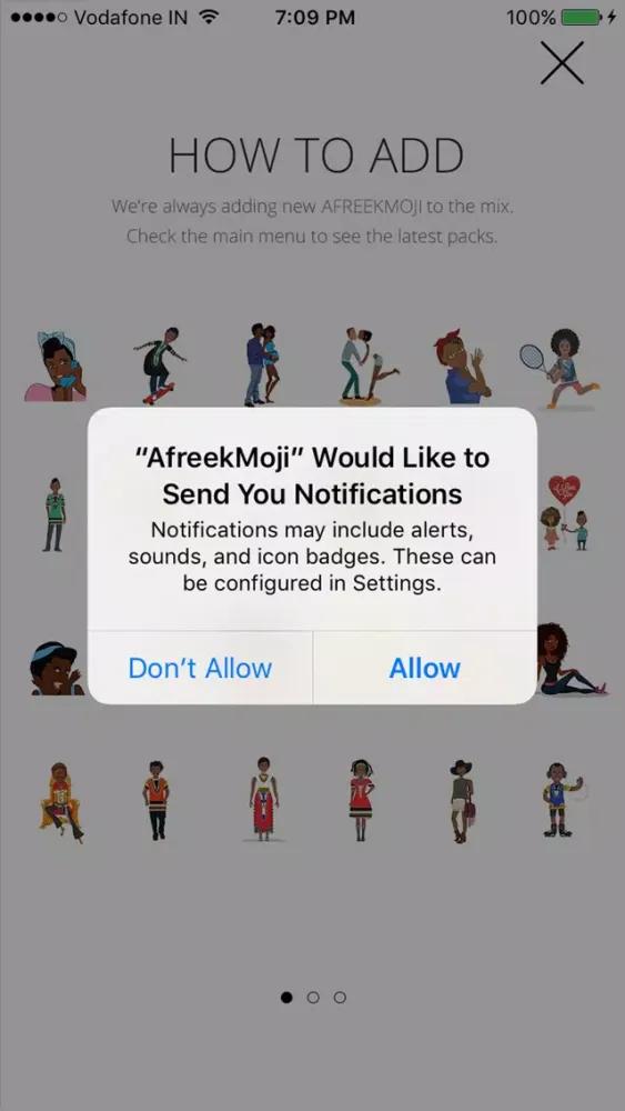 Screenshot di AfreekMoji