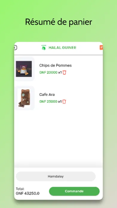 Ảnh chụp màn hình của Halal Guinee